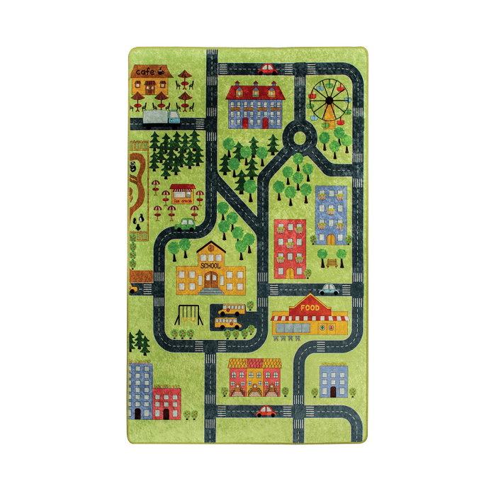 Conceptum Alfombra Small Town - Green 140 x 190 cm